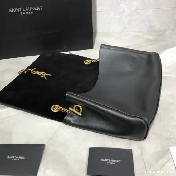 Tony Luxuries SMOOTH MEDIUM YSL LEATHER REVERSIBLE IN AND KATE SUEDE 0512